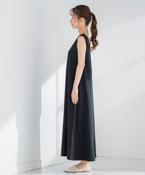 【コーデいらずでオシャレが楽ちん】ベストセットアップワンピース《洗濯機で洗える》