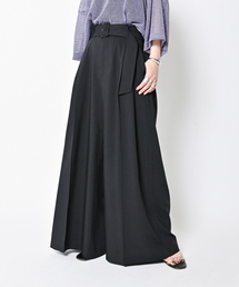 CITYSHOP | SLUB OX BELTED WIDEパンツ(スラックス)