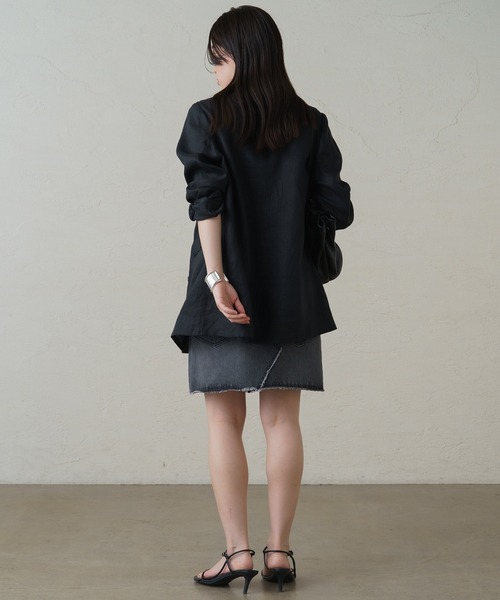 LOUNGEDRESS（ラウンジドレス）の「デニムミニスカート（デニムスカート・レディース・ブラック/ブルー・SMALL/MEDIUM）」の17枚目の写真