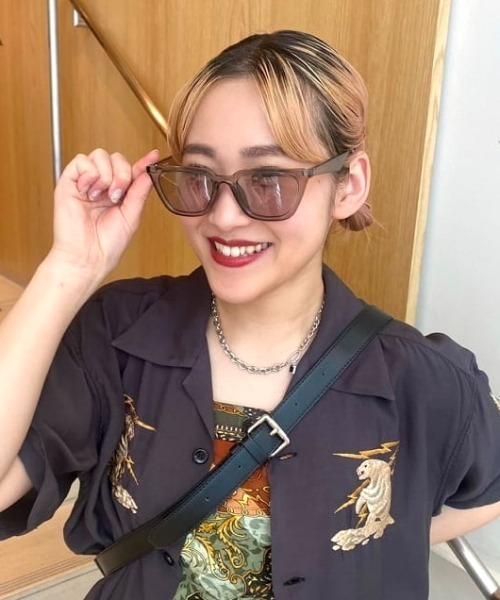 Ray BEAMS（レイビームス）の「noeyedia / サングラス "NE-445"（サングラス・レディース・ブラック/ライトグレー/ブラウン・ONE SIZE）」の16枚目の写真