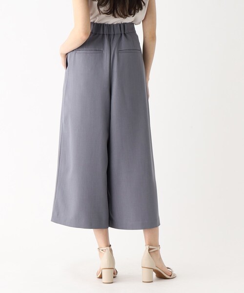 index(インデックス)の「◆リネンタッチ ワイドパンツ【イージーケア/洗濯機洗い可】(その他パンツ・レディース・ブラック/チャコールグレー/ブラウン系・42/40/38/36)」の22枚目の写真