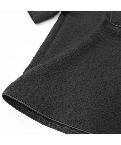 MODE ROBE（モードローブ）の「パイピングポケットデザイントップス（シャツ/ブラウス・レディース・ホワイト/ブラック・FREE）」の21枚目の写真