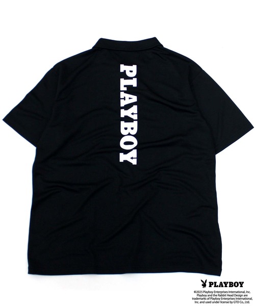 PLAYBOY（プレイボーイ）の「【GOLF】ゴルフウェア　PLAYBOY　接触冷感ポロシャツ（ポロシャツ・メンズ・イエロー/ホワイト/ブラック・M/L/XL）」の10枚目の写真