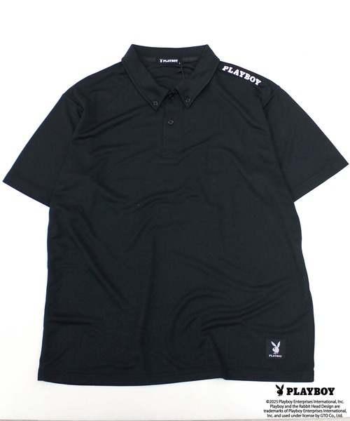 PLAYBOY（プレイボーイ）の「【GOLF】ゴルフウェア　PLAYBOY　接触冷感ポロシャツ（ポロシャツ・メンズ・イエロー/ホワイト/ブラック・M/L/XL）」の9枚目の写真