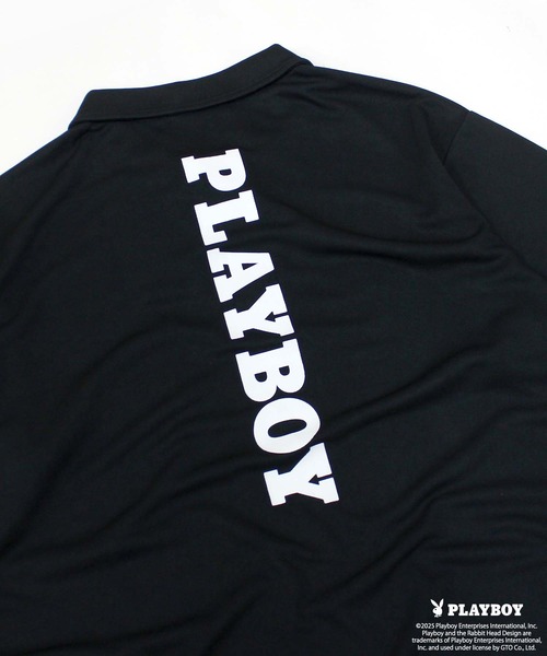 PLAYBOY（プレイボーイ）の「【GOLF】ゴルフウェア　PLAYBOY　接触冷感ポロシャツ（ポロシャツ・メンズ・イエロー/ホワイト/ブラック・M/L/XL）」の14枚目の写真