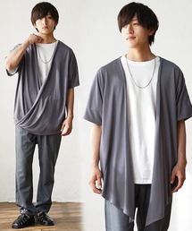 MinoriTY | 【MinoriTY】柔らか素材2WAYカシュクール カーディガン メンズ ウィメンズ ユニセックス カットソー 秋服 夏服(カーディガン/ボレロ)