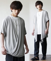 【MinoriTY】柔らか素材2WAYカシュクール カーディガン メンズ ウィメンズ ユニセックス カットソー 秋服 夏服