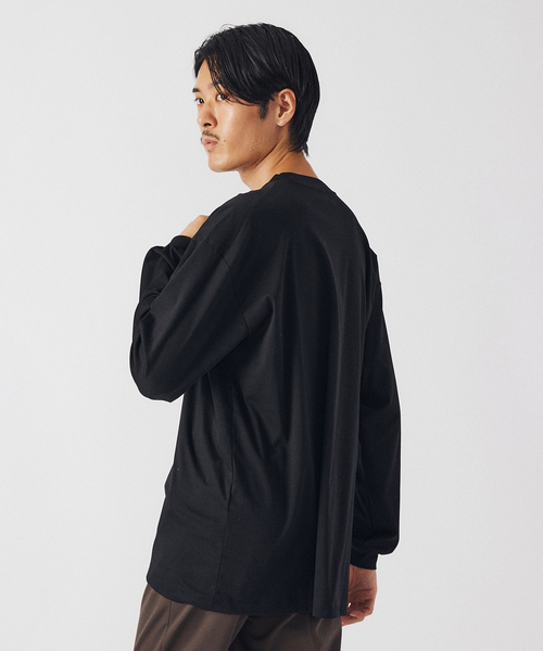 EDIFICE（エディフィス）の「アルビニスタ スムース ロングスリーブTシャツ（Tシャツ/カットソー・メンズ・ブラック/ホワイト/ブルー系その他・MEDIUM/LARGE）」の12枚目の写真