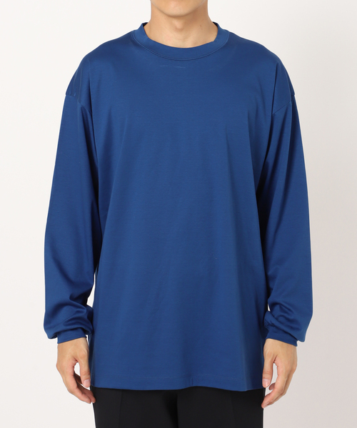 EDIFICE（エディフィス）の「アルビニスタ スムース ロングスリーブTシャツ（Tシャツ/カットソー・メンズ・ブラック/ホワイト/ブルー系その他・MEDIUM/LARGE）」の22枚目の写真