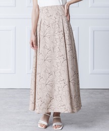 clear | バックスピンドル花柄フレアロングスカート ≪2023AW新作≫(スカート)