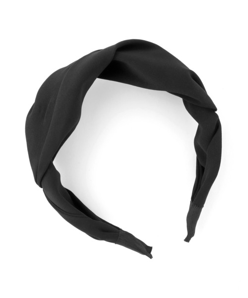 ANEMONE（アネモネ）の「ボリュームツイストカチューシャ（カチューシャ・レディース・ブラック/グレー・FREE）」の4枚目の写真