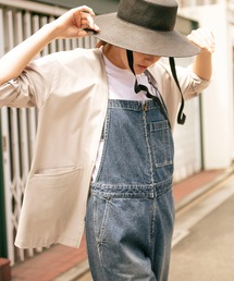 Johnbull（ジョンブル）の「10.5オンスデニムフレンチワークサロペット