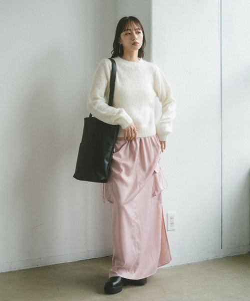 VANNIE U(ヴァニーユー)の「切替アウトポケットトートバッグ/A4対応(トートバッグ・レディース・シルバー/ブラック・FREE)」の18枚目の写真