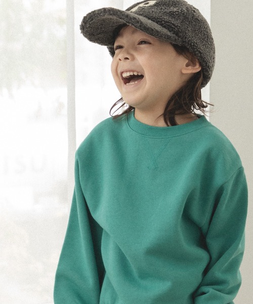 pairmanon(ペアマノン)の「【かぞくおそろい】アソート シンプル トレーナー(スウェット・キッズ・ライトパープル/ラベンダー/ピンク/ダークブルー/モカ/ベージュ系その他7/グレイッシュベージュ/アイボリー/マスタード/ブルー系その他2/ブルー系その他/グリーン系その他2/パープル系その他2/ブラック/ブラック系その他2/ブラック系その他3/カーキ/ライトグリーン/ブルー系その他3/ブルー系その他4・140/110/100/90/130/120/150)」の12枚目の写真