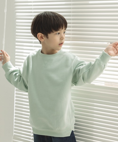 pairmanon(ペアマノン)の「【かぞくおそろい】アソート シンプル トレーナー(スウェット・キッズ・ライトパープル/ラベンダー/ピンク/ダークブルー/モカ/ベージュ系その他7/グレイッシュベージュ/アイボリー/マスタード/ブルー系その他2/ブルー系その他/グリーン系その他2/パープル系その他2/ブラック/ブラック系その他2/ブラック系その他3/カーキ/ライトグリーン/ブルー系その他3/ブルー系その他4・140/110/100/90/130/120/150)」の10枚目の写真