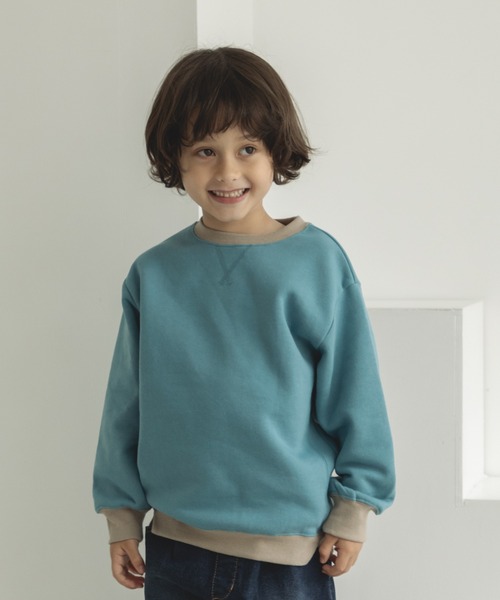 pairmanon(ペアマノン)の「【かぞくおそろい】アソート シンプル トレーナー(スウェット・キッズ・ライトパープル/ラベンダー/ピンク/ダークブルー/モカ/ベージュ系その他7/グレイッシュベージュ/アイボリー/マスタード/ブルー系その他2/ブルー系その他/グリーン系その他2/パープル系その他2/ブラック/ブラック系その他2/ブラック系その他3/カーキ/ライトグリーン/ブルー系その他3/ブルー系その他4・140/110/100/90/130/120/150)」の13枚目の写真