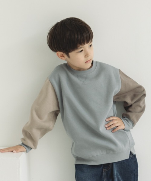 pairmanon(ペアマノン)の「【かぞくおそろい】アソート シンプル トレーナー(スウェット・キッズ・ライトパープル/ラベンダー/ピンク/ダークブルー/モカ/ベージュ系その他7/グレイッシュベージュ/アイボリー/マスタード/ブルー系その他2/ブルー系その他/グリーン系その他2/パープル系その他2/ブラック/ブラック系その他2/ブラック系その他3/カーキ/ライトグリーン/ブルー系その他3/ブルー系その他4・140/110/100/90/130/120/150)」の14枚目の写真