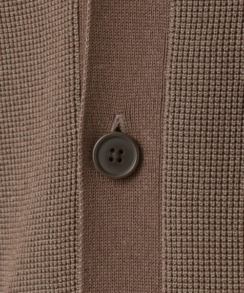 BAYFLOW（ベイフロー）の「メランジトーンレイヤードカーディガン（カーディガン/ボレロ・メンズ・ブラック/ブラウン/カーキ/ブルー・MEDIUM/LARGE）」の19枚目の写真