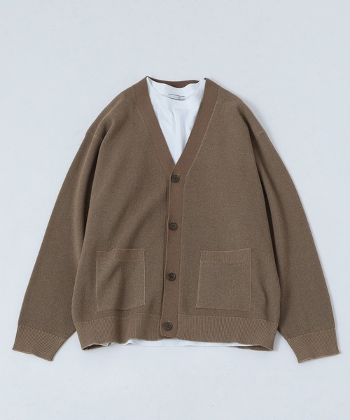 BAYFLOW（ベイフロー）の「メランジトーンレイヤードカーディガン（カーディガン/ボレロ・メンズ・ブラック/ブラウン/カーキ/ブルー・MEDIUM/LARGE）」の21枚目の写真