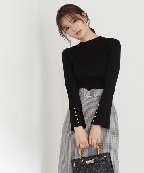 PROPORTION BODY DRESSING（プロポーションボディドレッシング）の「プチハイフレアスリーブニット / 1213270901（ニット/セーター・レディース・ブラック/ベージュ/ホワイト系その他・SMALL/MEDIUM）」の22枚目の写真