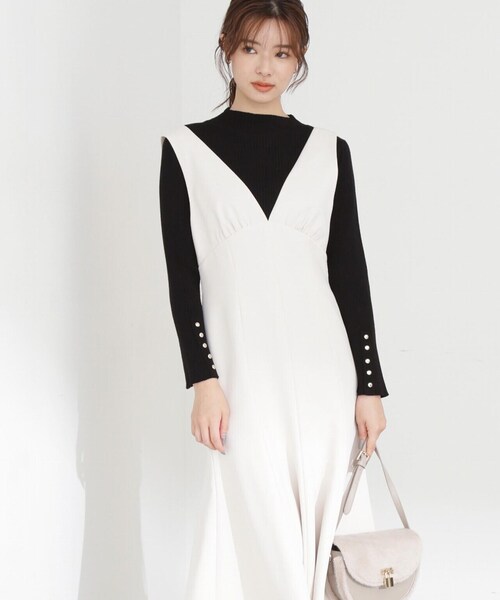 PROPORTION BODY DRESSING（プロポーションボディドレッシング）の「プチハイフレアスリーブニット / 1213270901（ニット/セーター・レディース・ブラック/ベージュ/ホワイト系その他・SMALL/MEDIUM）」の18枚目の写真