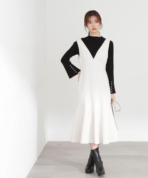 PROPORTION BODY DRESSING（プロポーションボディドレッシング）の「プチハイフレアスリーブニット / 1213270901（ニット/セーター・レディース・ブラック/ベージュ/ホワイト系その他・SMALL/MEDIUM）」の17枚目の写真