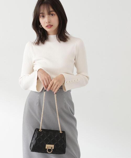 PROPORTION BODY DRESSING（プロポーションボディドレッシング）の「プチハイフレアスリーブニット / 1213270901（ニット/セーター・レディース・ブラック/ベージュ/ホワイト系その他・SMALL/MEDIUM）」の13枚目の写真