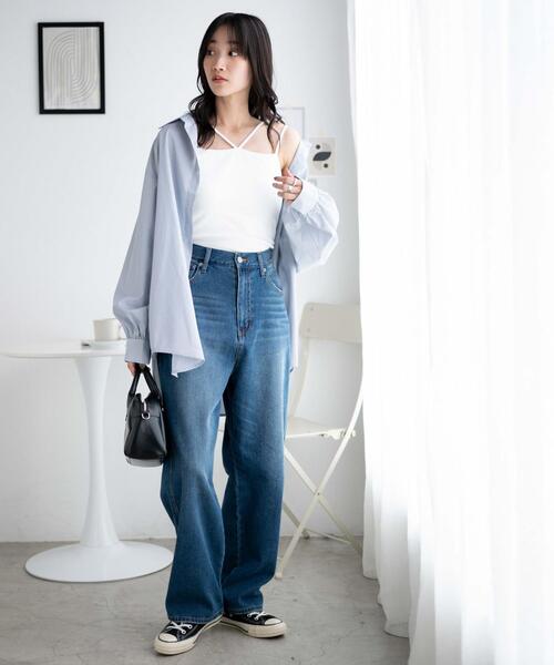 WEGO（ウィゴー）の「WEGO/ホルターネックカップインキャミソール（キャミソール・レディース・ブラウン/ブラック/ホワイト・SMALL/MEDIUM）」の4枚目の写真