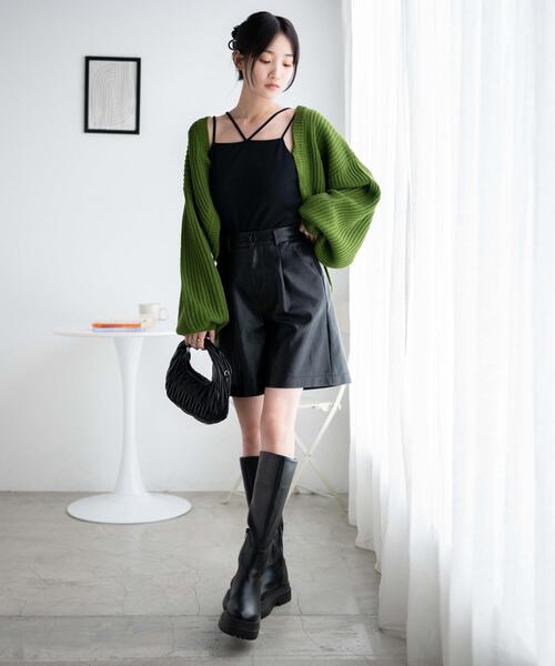 WEGO（ウィゴー）の「WEGO/ホルターネックカップインキャミソール（キャミソール・レディース・ブラウン/ブラック/ホワイト・SMALL/MEDIUM）」の5枚目の写真