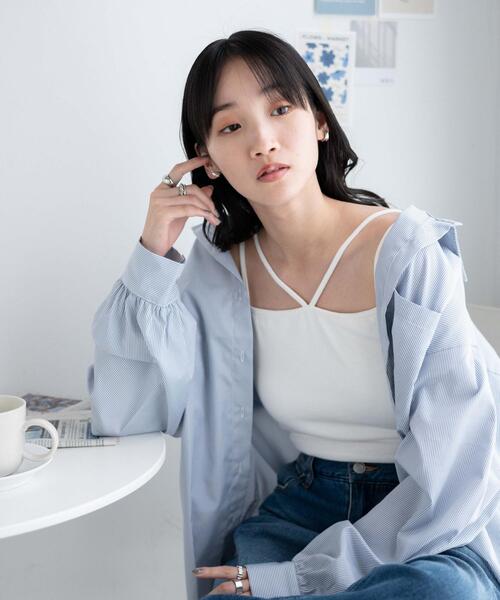 WEGO（ウィゴー）の「WEGO/ホルターネックカップインキャミソール（キャミソール・レディース・ブラウン/ブラック/ホワイト・SMALL/MEDIUM）」の12枚目の写真