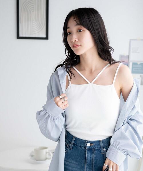 WEGO/ホルターネックカップインキャミソール（キャミソール）｜WEGO