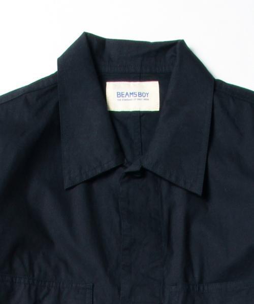 BEAMS BOY（ビームスボーイ）の「BEAMS BOY / ポプリン オールインワン（つなぎ/オールインワン・レディース・ベージュ/ネイビー・ONE SIZE）」の9枚目の写真