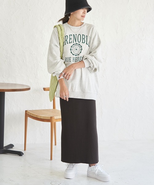 ROPE' PICNIC（ロペピクニック）の「トタンテレコIラインスカート（スカート・レディース・グレー系その他/チャコールグレー/ブラウン系その他2・38/40）」の15枚目の写真