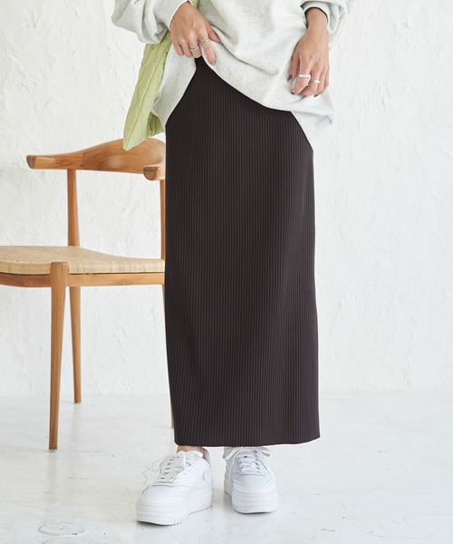 ROPE' PICNIC（ロペピクニック）の「トタンテレコIラインスカート（スカート・レディース・グレー系その他/チャコールグレー/ブラウン系その他2・38/40）」の16枚目の写真