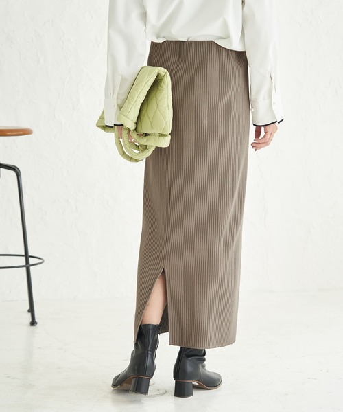 ROPE' PICNIC（ロペピクニック）の「トタンテレコIラインスカート（スカート・レディース・グレー系その他/チャコールグレー/ブラウン系その他2・38/40）」の19枚目の写真