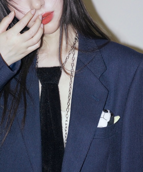 igi（イジ）の「TIE CHOKER/タイ　チョーカー（チョーカー・レディース・マスタード/レッド/ブラック・FREE）」の2枚目の写真