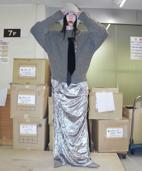 igi（イジ）の「TIE CHOKER/タイ　チョーカー（チョーカー・レディース・マスタード/レッド/ブラック・FREE）」の11枚目の写真