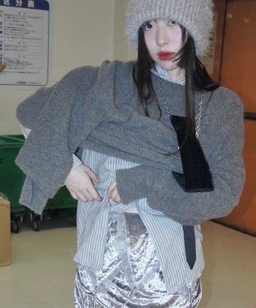 igi（イジ）の「TIE CHOKER/タイ　チョーカー（チョーカー・レディース・マスタード/レッド/ブラック・FREE）」の16枚目の写真