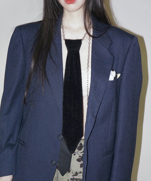 igi（イジ）の「TIE CHOKER/タイ　チョーカー（チョーカー・レディース・マスタード/レッド/ブラック・FREE）」の13枚目の写真