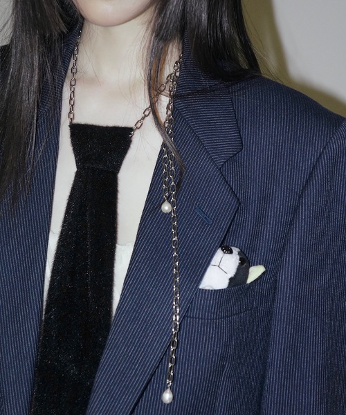 igi（イジ）の「TIE CHOKER/タイ　チョーカー（チョーカー・レディース・マスタード/レッド/ブラック・FREE）」の6枚目の写真