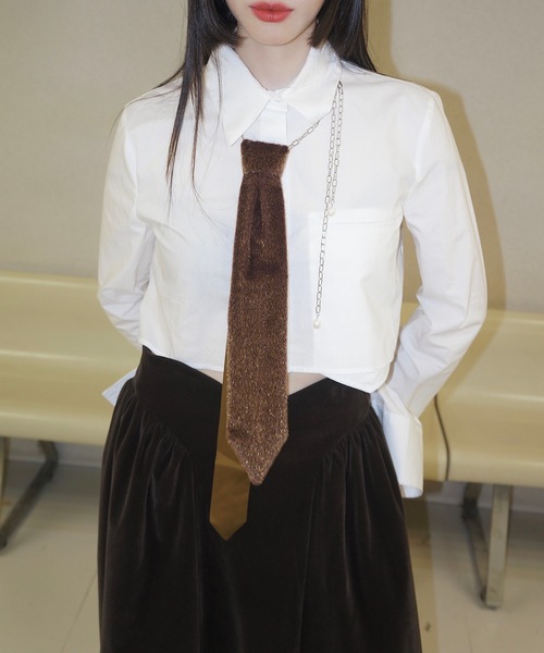 igi（イジ）の「TIE CHOKER/タイ　チョーカー（チョーカー・レディース・マスタード/レッド/ブラック・FREE）」の17枚目の写真