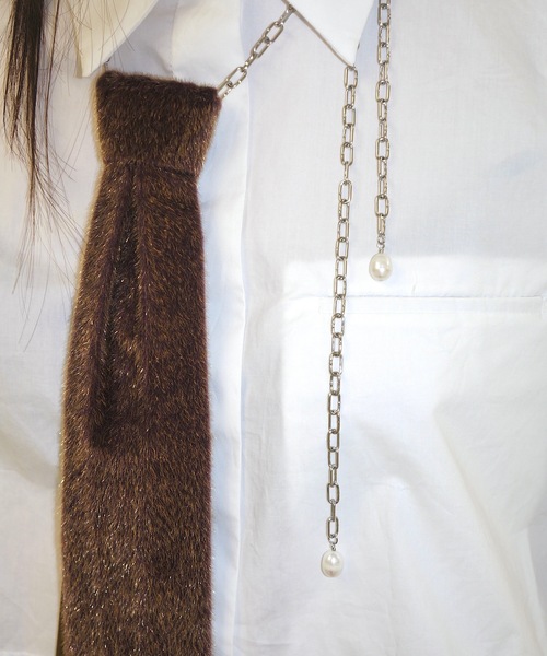 igi（イジ）の「TIE CHOKER/タイ　チョーカー（チョーカー・レディース・マスタード/レッド/ブラック・FREE）」の7枚目の写真