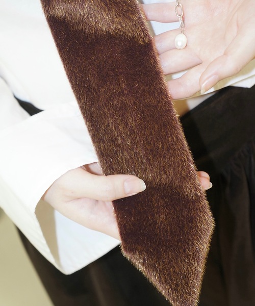 igi（イジ）の「TIE CHOKER/タイ　チョーカー（チョーカー・レディース・マスタード/レッド/ブラック・FREE）」の18枚目の写真