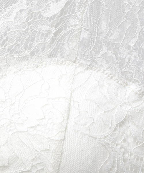 mysty woman（ミスティウーマン）の「［追加1］カップツキレースインナータンク 982625（タンクトップ・レディース・グレイッシュブルー/オフホワイト/ブラック/ブラウン・FREE）」の6枚目の写真