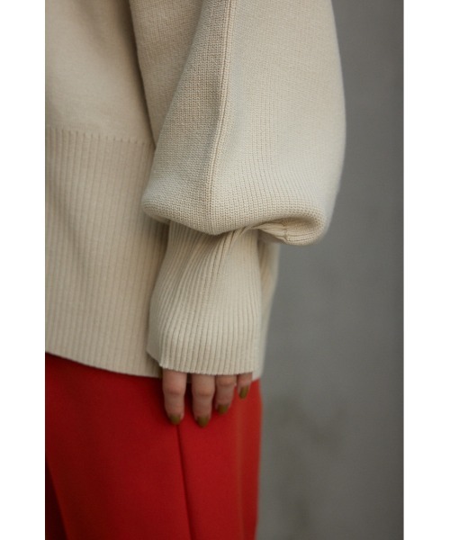 AZUL by moussy(アズールバイマウジー)の「テーラードニットジャケット(テーラードジャケット・レディース・グレー/ブラック/アイボリー・FREE)」の12枚目の写真