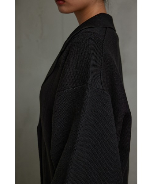 AZUL by moussy(アズールバイマウジー)の「テーラードニットジャケット(テーラードジャケット・レディース・グレー/ブラック/アイボリー・FREE)」の20枚目の写真