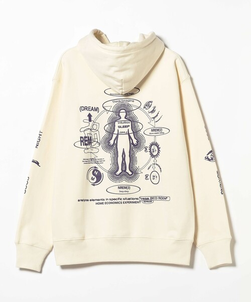  ECONOMICS EXPERIMENT x BEAMS フーディ　L BEAMS T（ビームスT） トレーナー スウェット HOME ECONOMICS
