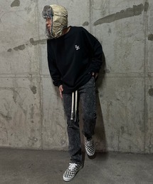 EXAMPLE | EXAMPLE CHEMICAL WASH BLACK SKINNY PANTS(デニムパンツ)
