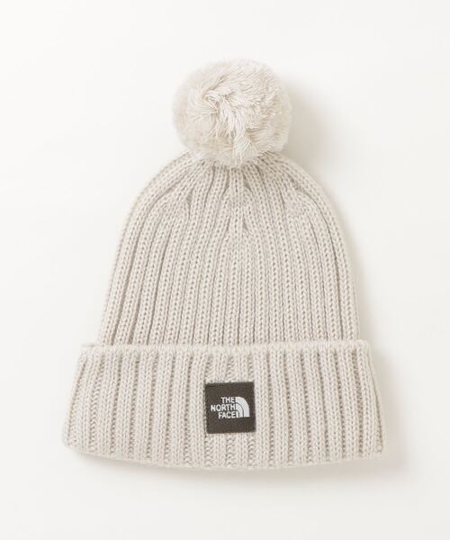 THE NORTH FACE(ザノースフェイス)の「ザ ノース フェイス THE NORTH FACE Baby Cappucho Lid_ベビー カプッチョリッド(ニットキャップ/ビーニー・キッズ・グレー/ピンク/ブルー/ダークオレンジ・フリ-)」の2枚目の写真