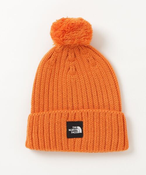 THE NORTH FACE(ザノースフェイス)の「ザ ノース フェイス THE NORTH FACE Baby Cappucho Lid_ベビー カプッチョリッド(ニットキャップ/ビーニー・キッズ・グレー/ピンク/ブルー/ダークオレンジ・フリ-)」の4枚目の写真